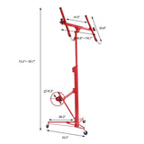 Maocao Hoom 16ft Drywall Lift 16-ft H x 53.1-in L x 53.1-in W Steel Drywall Lift