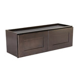 Design House Brookings 30-in W x 21-in H x 12-in D Espresso Maple Wall Ready To Assemble Plywood Cabinet (Recessed Panel Shaker Door Style)