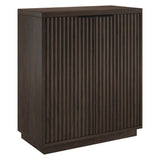 Hailey Home Mansfield Alder Brown 2-Shelf Office Cabinet