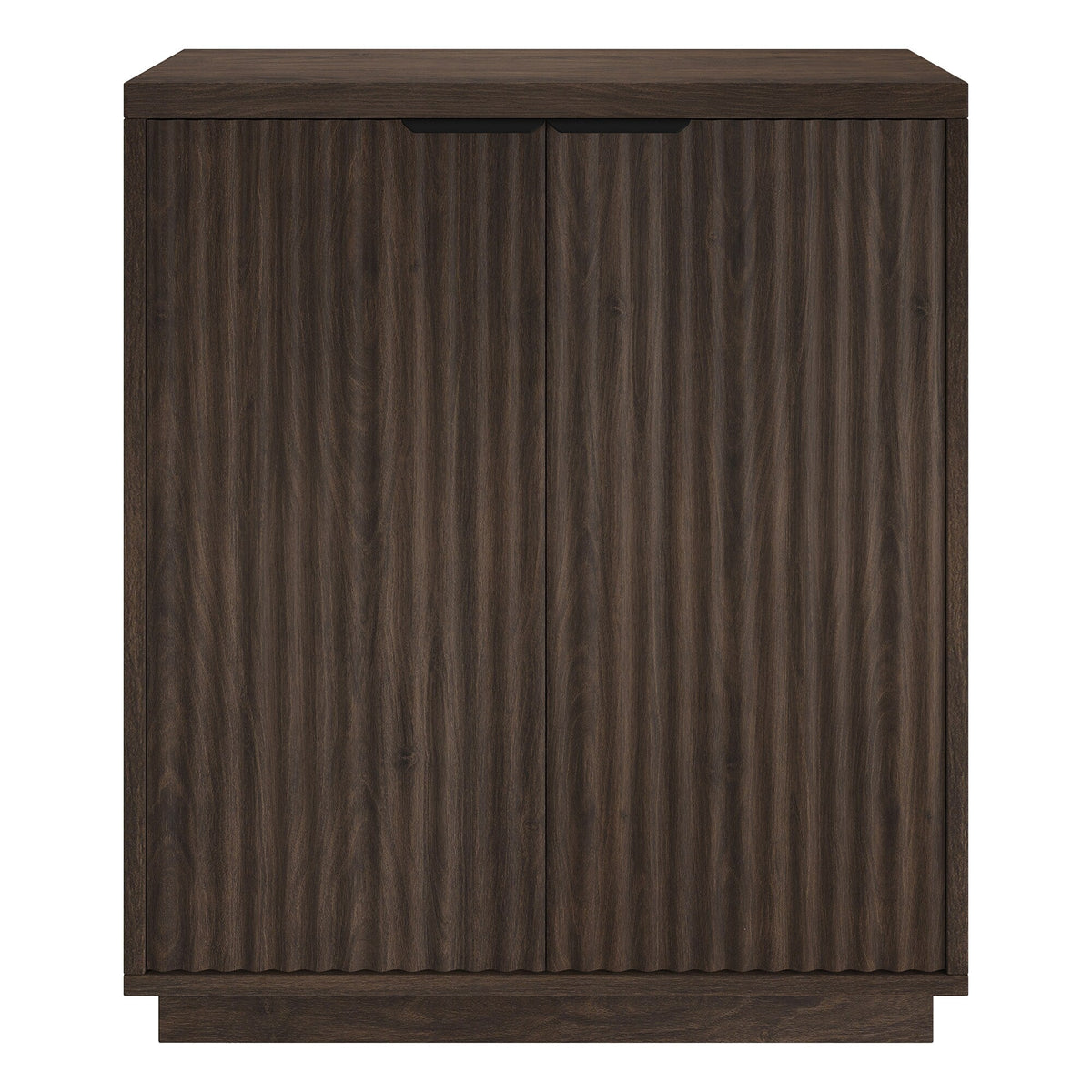 Hailey Home Mansfield Alder Brown 2-Shelf Office Cabinet