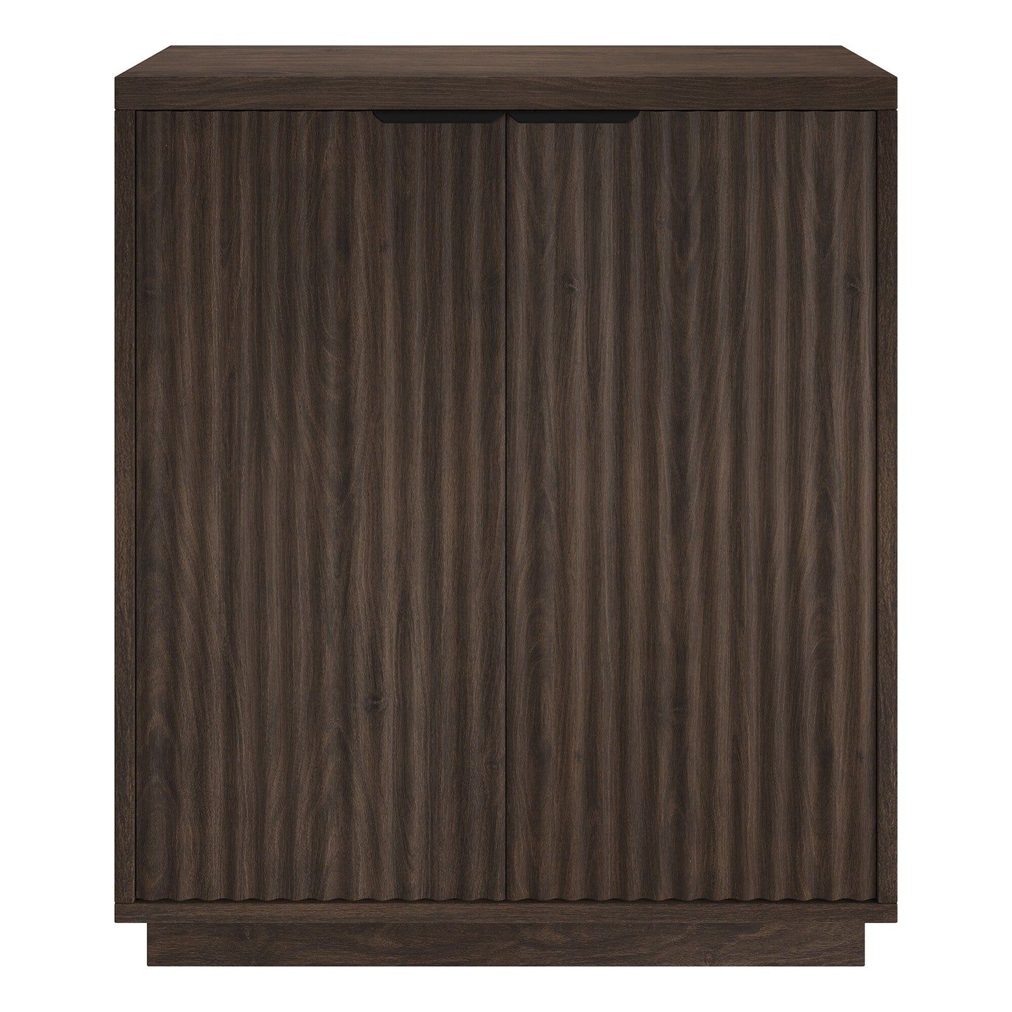 Hailey Home Mansfield Alder Brown 2-Shelf Office Cabinet