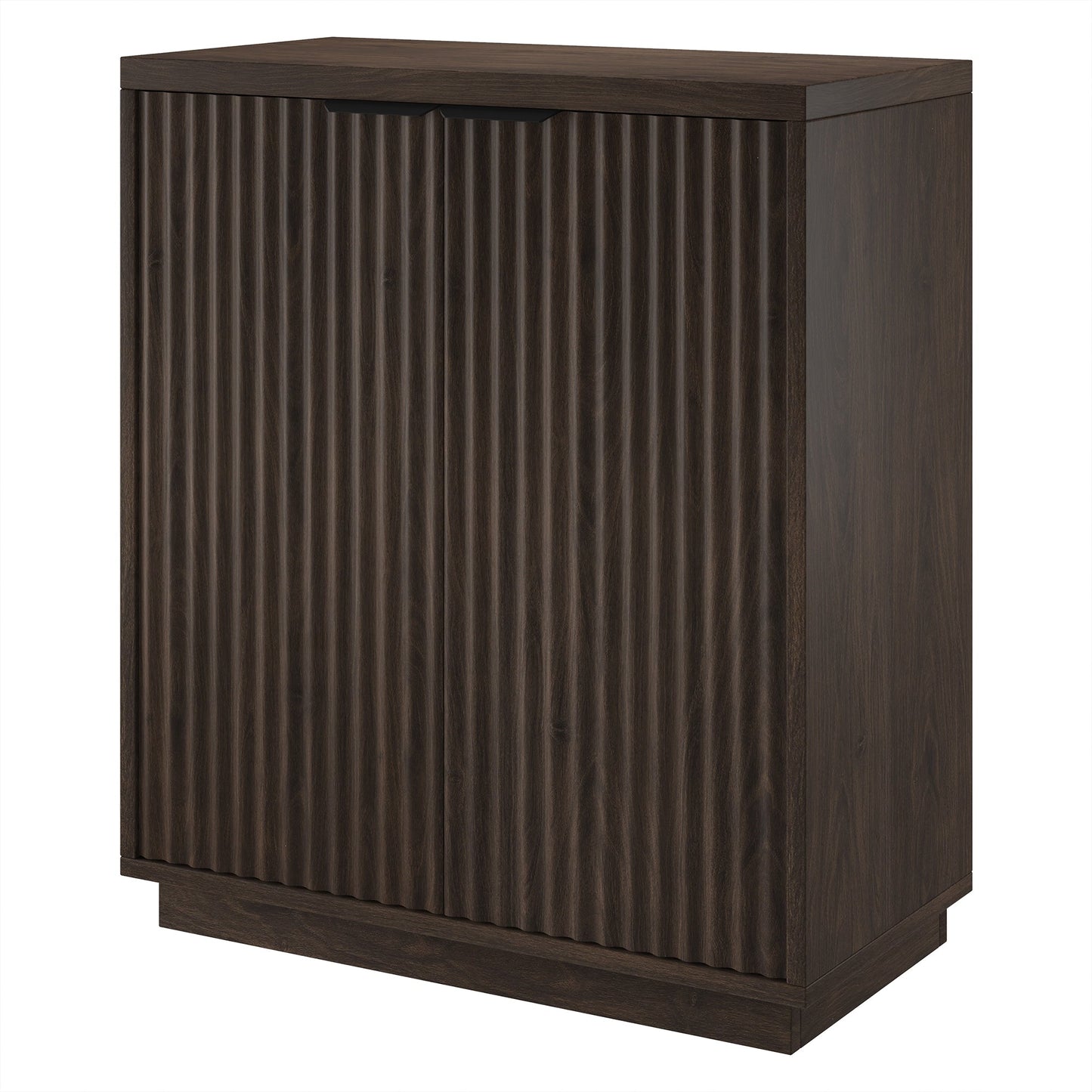Hailey Home Mansfield Alder Brown 2-Shelf Office Cabinet