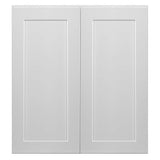 Design House Brookings 33-in W x 36-in H x 12-in D White Maple Wall Ready To Assemble Plywood Cabinet (Recessed Panel Shaker Door Style)