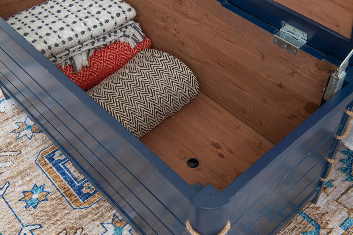 Linon Blue Cedar Chest