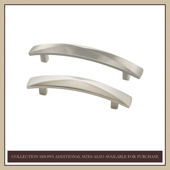 allen + roth Fairchild (96Mm) Center to Center Satin Nickel Arch Bar Drawer Pull