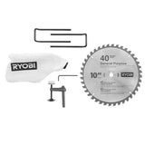 15 Amp 10 in. Sliding Compound Miter Saw and 18-Volt Cordless ONE+ Drill/Driver, Circular Saw Kit