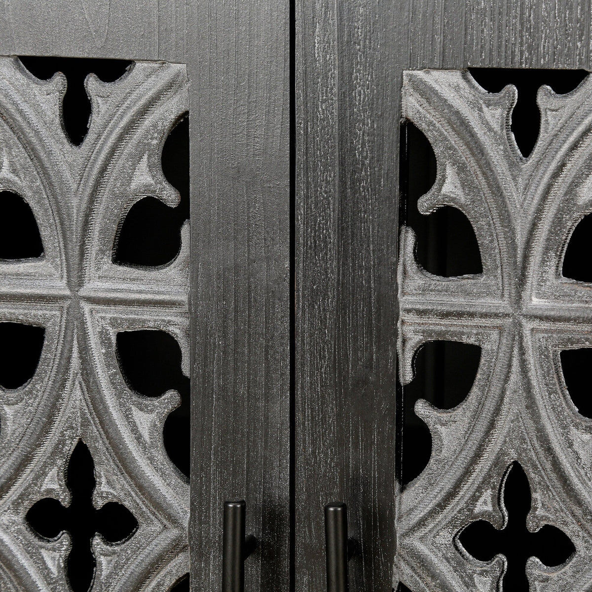 SINOFURN Traditional Black Tv Cabinet (Accommodates TVs up to 65-in)