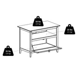 Winsome Wood Zara Transitional Espresso Tv Cabinet (Accommodates TVs up to 32-in)