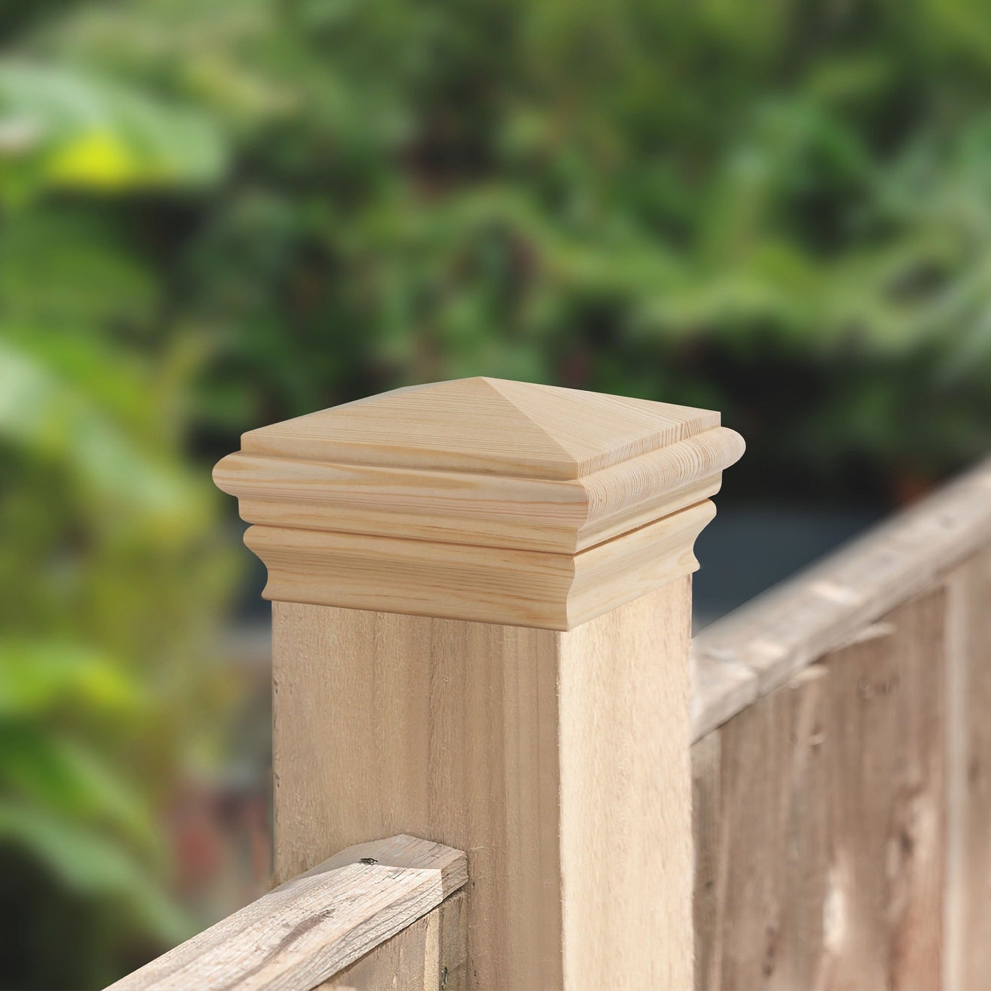 RELIABILT 4-in x 4-in Wood Cedar Deck Post Cap