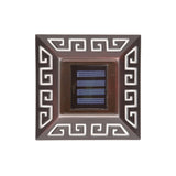 Deckorators 4-in x 4-in 2-Lumen 1-Watt Bronze Solar LED Outdoor Post Cap Light (3000 K)