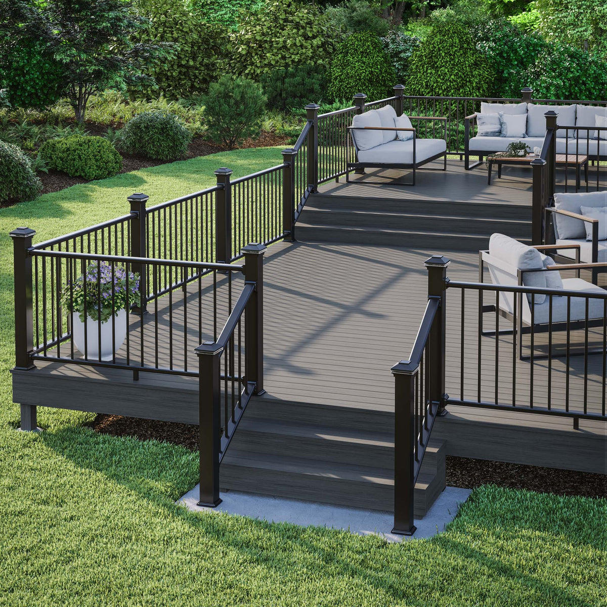 Deckorators 4-in x 4-in 5-Lumen 1-Watt Black Battery-operated LED Outdoor Post Cap Light (6500 K)