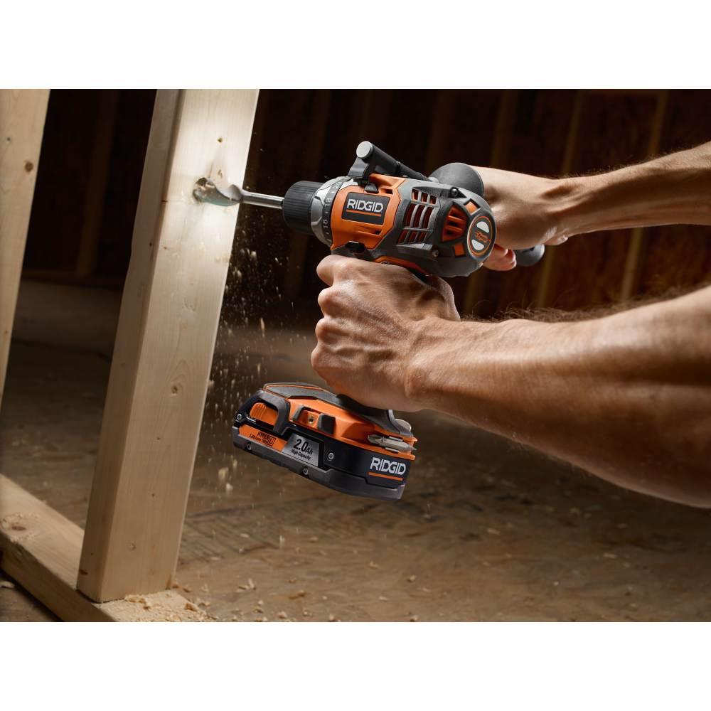 18-Volt Cordless Drill/Driver and Brad Nailer Combo Kit with (1) 2.0 Ah Battery and Charger - Super Arbor