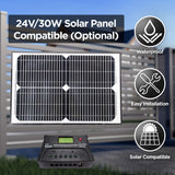ALEKO 10-ft Single Swing Universal Electric Driveway Gate Opener Kit (Solar Compatible)