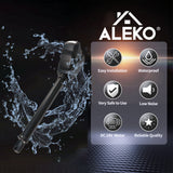 ALEKO 10-ft Single Swing Universal Electric Driveway Gate Opener Kit (Solar Compatible)