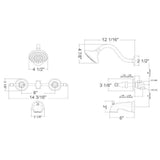 Oakmont 2-Handle 1-Spray Tub and Shower Faucet in Oil Rubbed Bronze (Valve Included) - Super Arbor