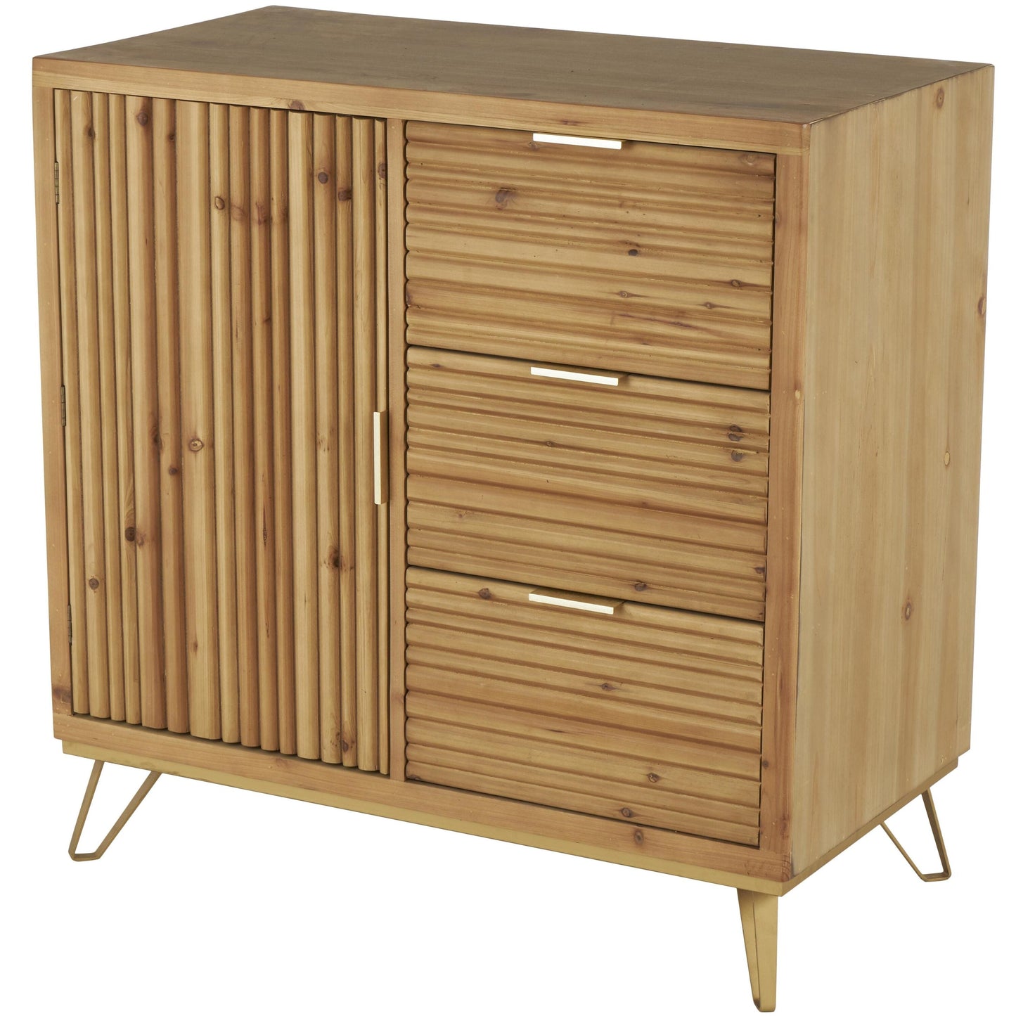 Grayson Lane Brown 3-Drawer Chest