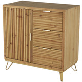 Grayson Lane Brown 3-Drawer Chest