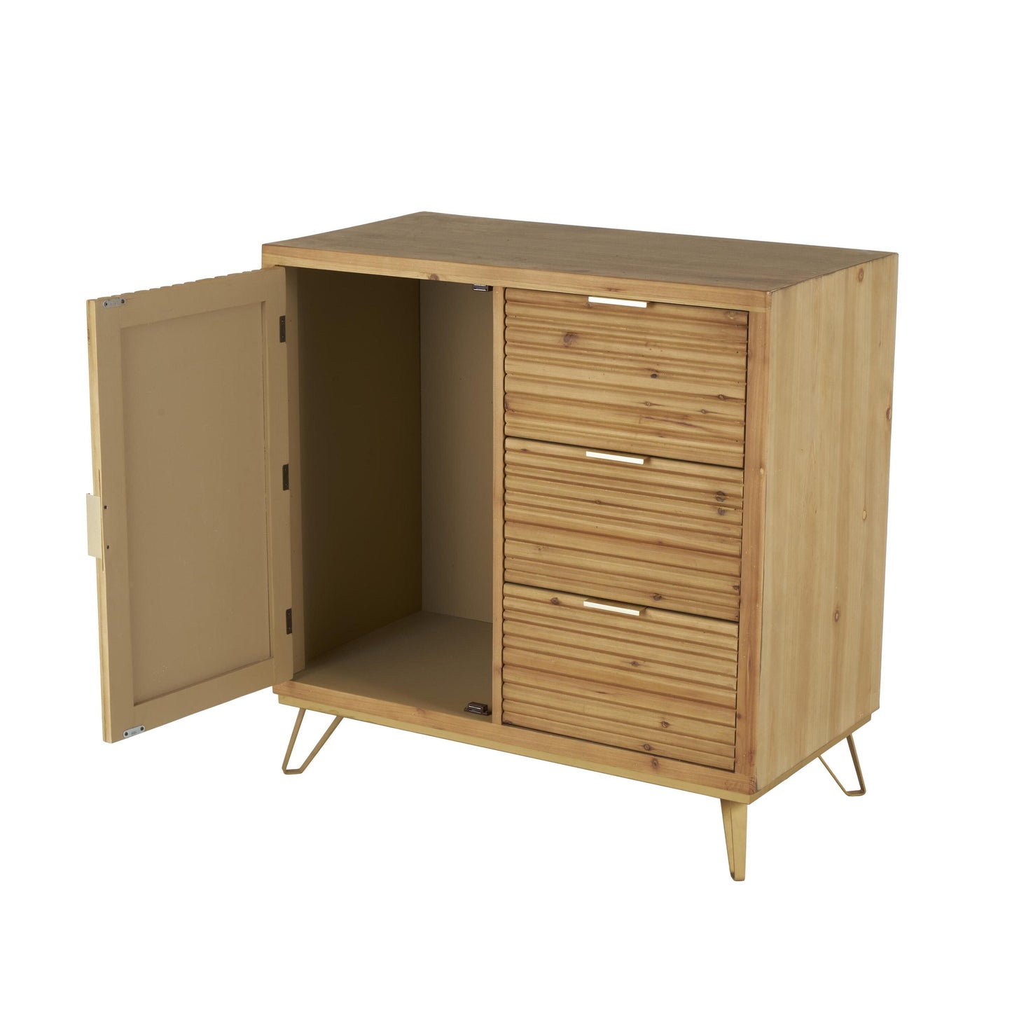 Grayson Lane Brown 3-Drawer Chest