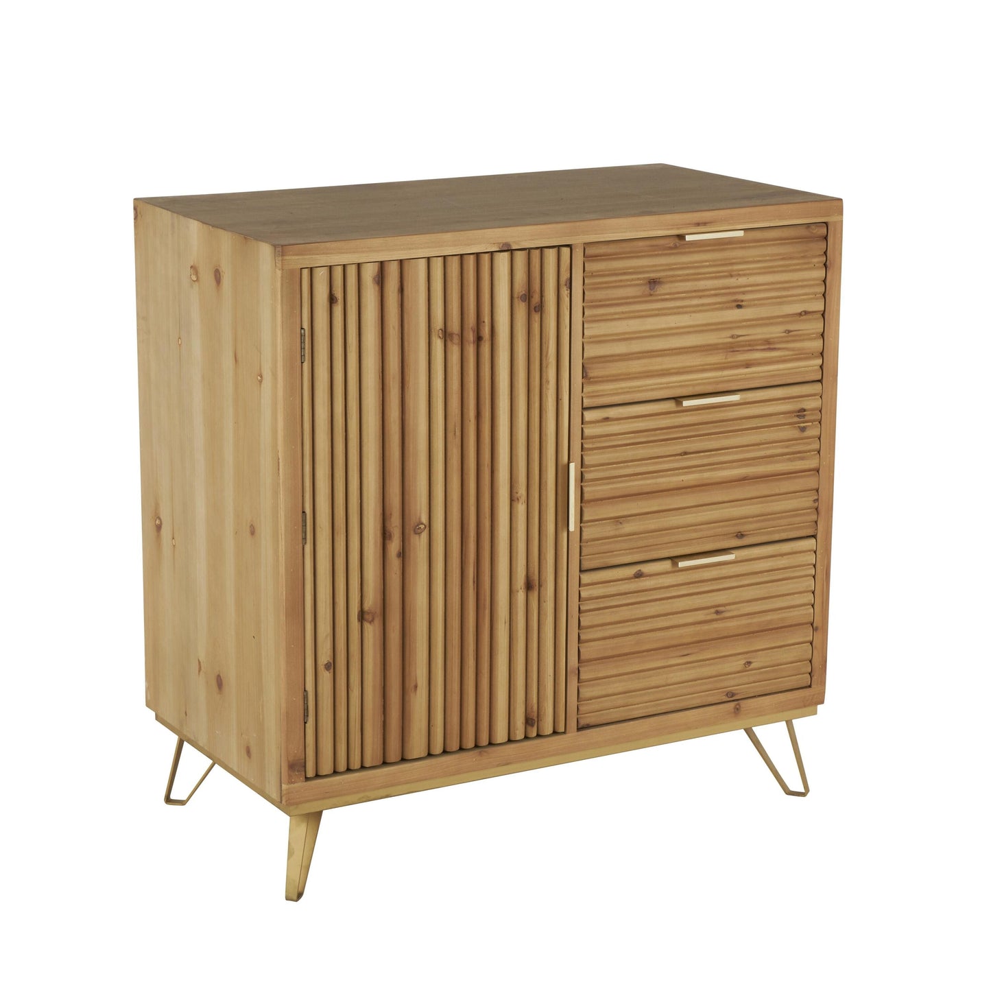 Grayson Lane Brown 3-Drawer Chest