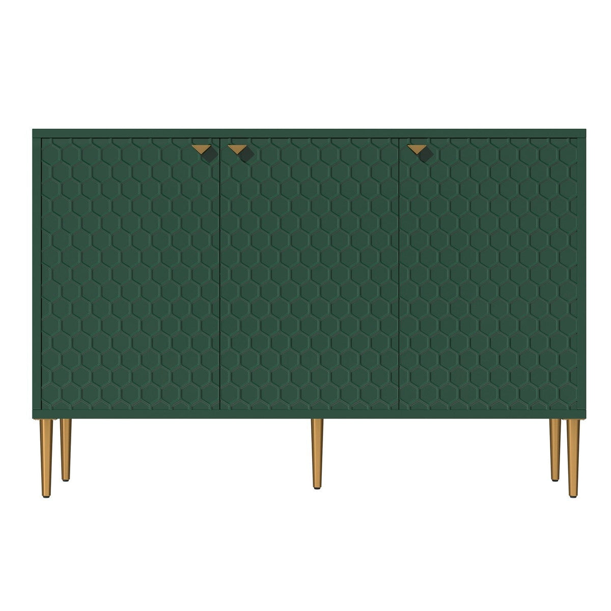 Mondawe 29.5 in. 3-Door Accent Cabinet, Green