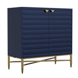 Mondawe 31.5 in. 2-Door Locker Accent Cabinet, Blue