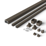 Deckorators Contemporary Cable 8-ft x 2-in Textured Bronze Aluminum Deck Stair Cable Rail Kit