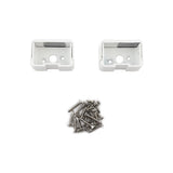 Deckorators 2.5-in x 2.4375-in Cable Railing Textured White Aluminum Rail Bracket (3-Pack)