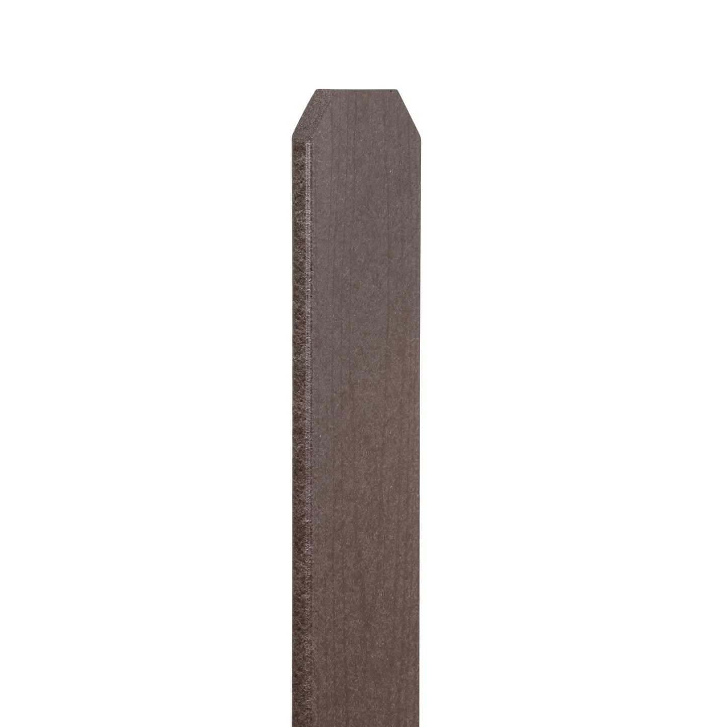 Natures Composites Composite Fence and Gate Picket - Dog Ear - Rosewood (Brown) - 3/8in. x 3.5in. x 5 3/4ft. (10-Pack)