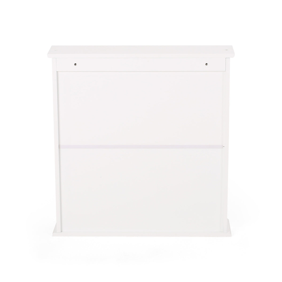 WELLFOR 22.25-in x 23-in x 5.25-in White Bathroom Wall Cabinet