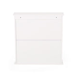 WELLFOR 22.25-in x 23-in x 5.25-in White Bathroom Wall Cabinet