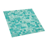 Apollo Tile Skosh Aqua Green 11-1/2-in x 11-1/2-in Glossy Glass Uniform Squares Floor and Wall Tile (18.69-sq. ft/ Carton)