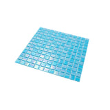 Apollo Tile Nacreous Turquoise Blue 12-in x 12-in Glossy Glass Uniform Squares Floor and Wall Tile (20-sq. ft/ Carton)