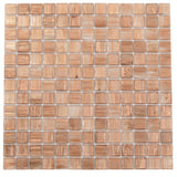 Apollo Tile Celestial Copper Brown 12-in x 12-in Glossy Glass Uniform Squares Floor and Wall Tile (20-sq. ft/ Carton)