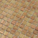Apollo Tile Celestial Tortilla Brown 12-in x 12-in Glossy Glass Uniform Squares Floor and Wall Tile (20-sq. ft/ Carton)