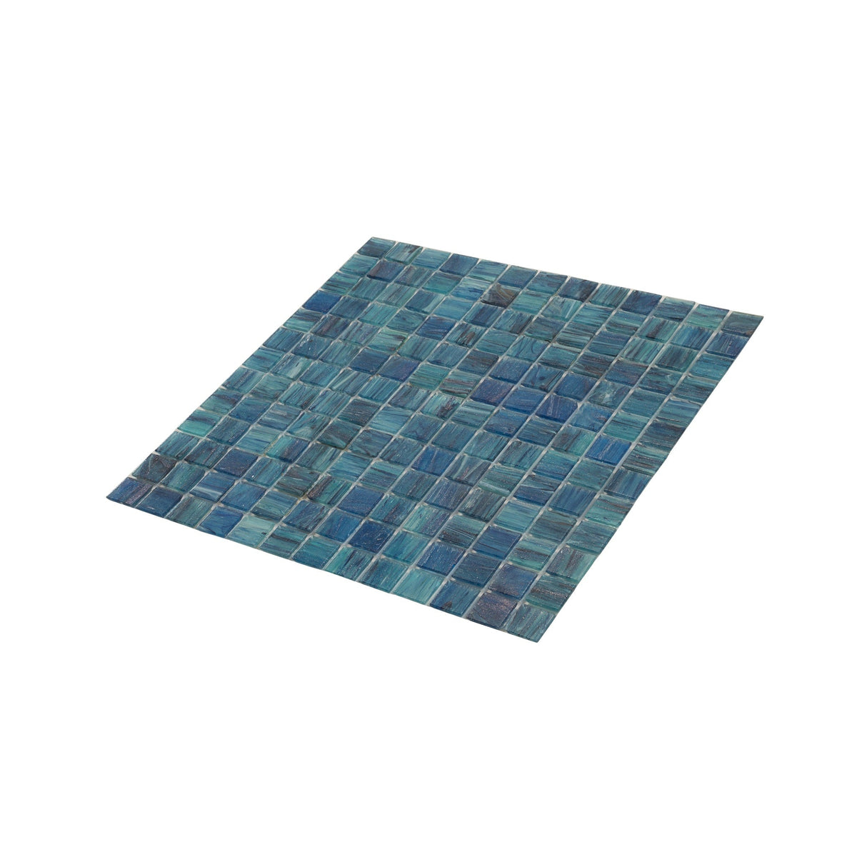 Apollo Tile Celestial Sea Blue 12-in x 12-in Glossy Glass Uniform Squares Floor and Wall Tile (20-sq. ft/ Carton)