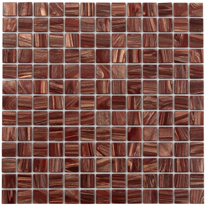 Apollo Tile Celestial Fire Brick Red 12-in x 12-in Glossy Glass Uniform Squares Floor and Wall Tile (20-sq. ft/ Carton)