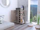 Siavonce Light Oak 8-Shelf Office Cabinet