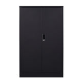 Siavonce Black 3-Shelf Office Cabinet