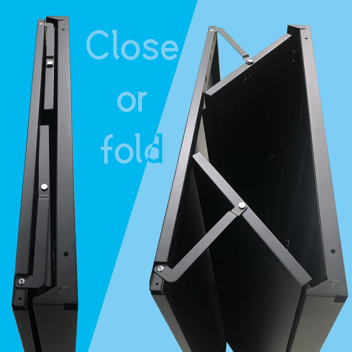 Siavonce Black 3-Shelf Office Cabinet