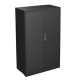 Siavonce Black 3-Shelf Office Cabinet