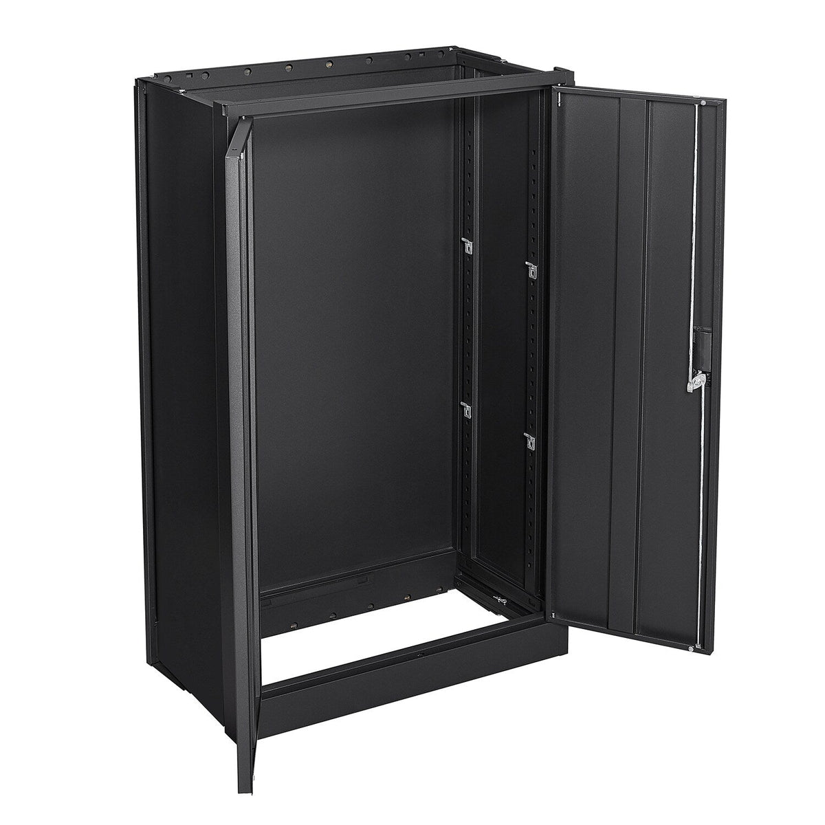 Siavonce Black 3-Shelf Office Cabinet