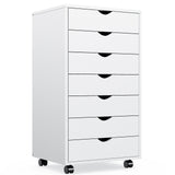 Siavonce White Office Cabinet