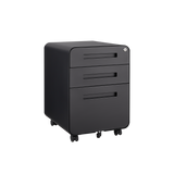 Mondawe Black 3-Drawer 15.75-in File Cabinet