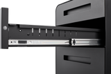 Mondawe Black 3-Drawer 15.75-in File Cabinet