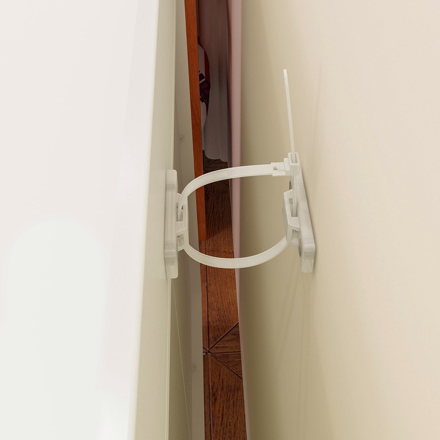 FUFU&GAGA Modern/Contemporary White Tv Cabinet Integrated Tv Mount (Accommodates TVs up to 48-in)
