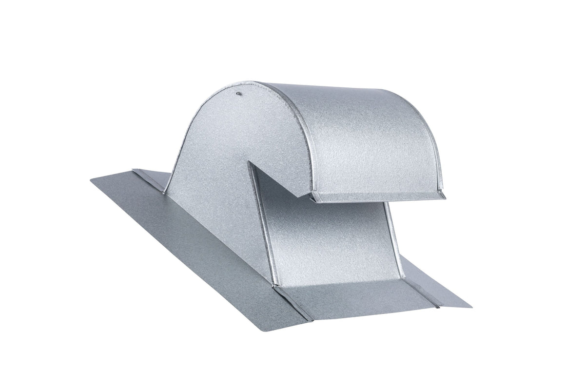 Gibraltar Building Products 10-in x 8.5-in Galvanized Steel Vent and Pipe Flashing, Gooseneck Roof Vent