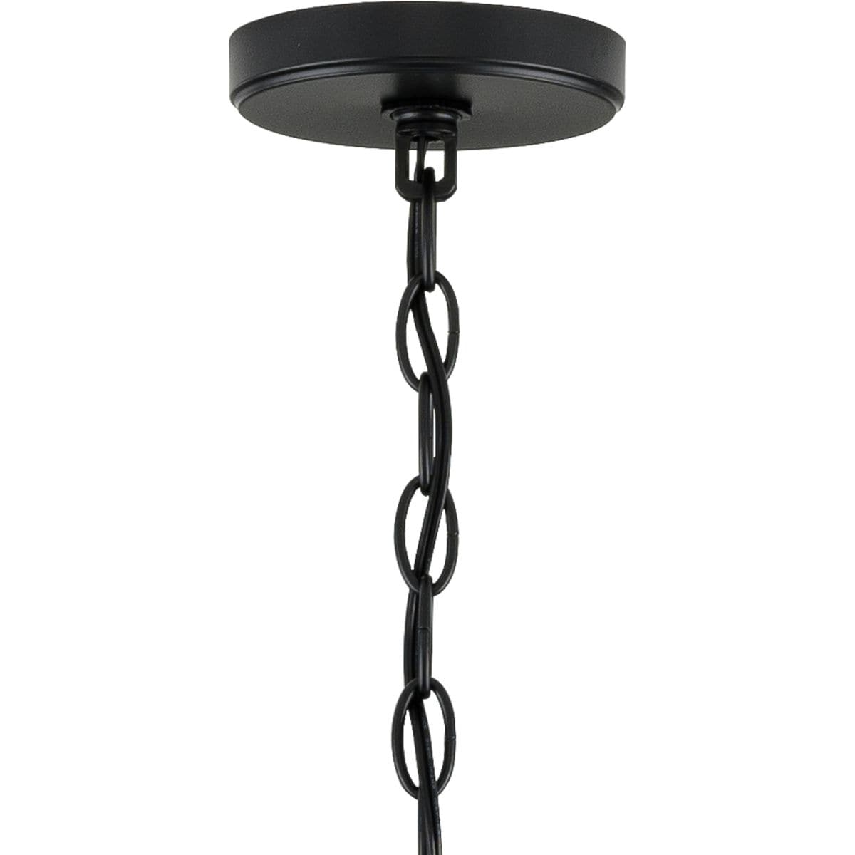 Progress Lighting Leyden 5-Light Matte Black Transitional Chandelier