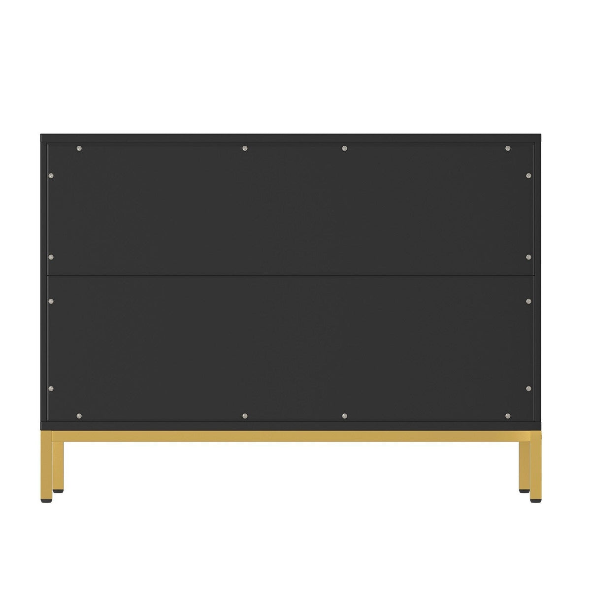 Mondawe 40 in. 2-Door Accent Cabinet Chests, Black