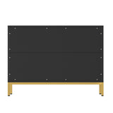 Mondawe 40 in. 2-Door Accent Cabinet Chests, Black