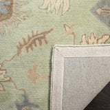 Safavieh Wyndham Buckden 5 x 8 Light Green Indoor Floral/Botanical Vintage Handcrafted Area Rug